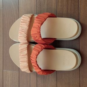 WOMEN'S SOREL X PRANA ROAMING™ TWO STRAP SANDAL- Faded Speck/Desert Sun - 10